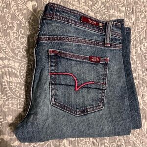 vintage Miss Vigoss pink stitched jeans